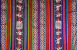 Laden Sie das Bild in den Galerie-Viewer, Pastorita Stoff Ethno bunt gestreift aus Peru, webstoff Meterware zum Nähen, DIY Fabric, 50 cm, Regenbogen
