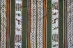 Laden Sie das Bild in den Galerie-Viewer, Pastorita Stoff Ethno bunt gestreift aus Peru, webstoff Meterware zum Nähen, DIY Fabric, 50 cm, Grün
