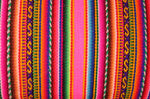 Laden Sie das Bild in den Galerie-Viewer, Kilya Stoff Ethno bunt gestreift aus Peru, webstoff Meterware zum Nähen, DIY Fabric, 50 cm, Rosa
