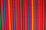 Laden Sie das Bild in den Galerie-Viewer, Jaujino Stoff Ethno bunt gestreift aus Peru, webstoff Meterware zum Nähen, DIY Fabric, 50 cm, Rotbunt
