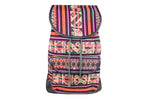 Laden Sie das Bild in den Galerie-Viewer, Ethno Rucksack Backpack aus Stoff und Leder Peru Hippie Boho Aguayo Inka
