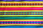 Laden Sie das Bild in den Galerie-Viewer, Jaujino Stoff Ethno bunt gestreift aus Peru, webstoff Meterware zum Nähen, DIY Fabric, 50 cm, Gelb
