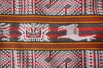 Laden Sie das Bild in den Galerie-Viewer, Huaco Stoff Ethno bunt gestreift aus Peru, webstoff Meterware zum Nähen, DIY Fabric, 50 cm, Braun
