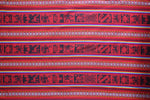 Laden Sie das Bild in den Galerie-Viewer, Pastorita Stoff Ethno bunt gestreift aus Peru, webstoff Meterware zum Nähen, DIY Fabric, 50 cm, Rot
