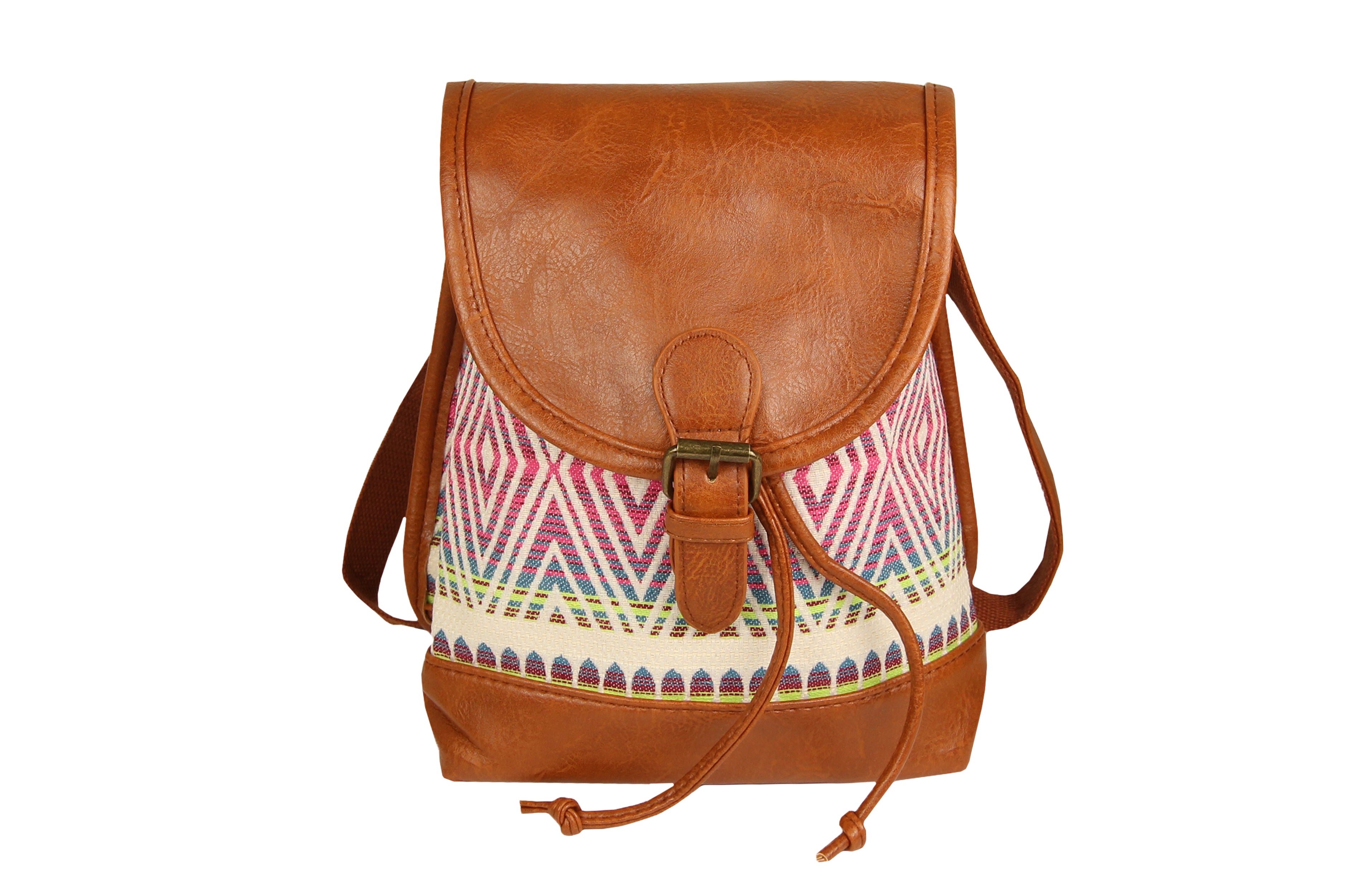 Rucksack Ethno Farbe Weiß - Klein