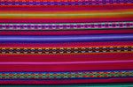 Laden Sie das Bild in den Galerie-Viewer, Jaujino Stoff Ethno bunt gestreift aus Peru, webstoff Meterware zum Nähen, DIY Fabric, 50 cm, Magenta
