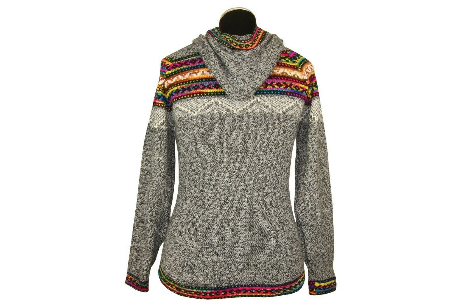 Alpaka Strickjacke Hellgrau