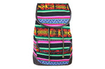 Laden Sie das Bild in den Galerie-Viewer, Ethno Rucksack Backpack aus Stoff und Leder Peru Hippie Boho Aguayo Inka
