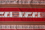 Laden Sie das Bild in den Galerie-Viewer, Pastorita Stoff Ethno bunt gestreift aus Peru, webstoff Meterware zum Nähen, DIY Fabric, 50 cm, Rot
