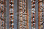 Laden Sie das Bild in den Galerie-Viewer, Pastorita Stoff Ethno bunt gestreift aus Peru, webstoff Meterware zum Nähen, DIY Fabric, 50 cm, Grau
