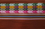 Laden Sie das Bild in den Galerie-Viewer, Machas Stoff Ethno bunt gestreift aus Peru, webstoff Meterware zum Nähen, DIY Fabric, 50 cm, Braun
